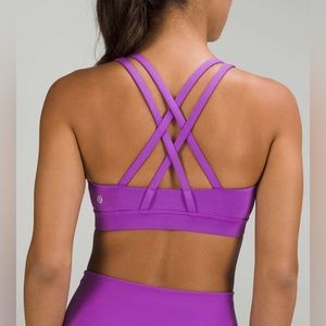 Lululemon Energy Bra in Moonlit Magenta- Size 6